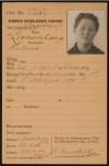Aanvraag buitenlands paspoort voor Duitsland. Helena Lunenburg. 24-6-1942